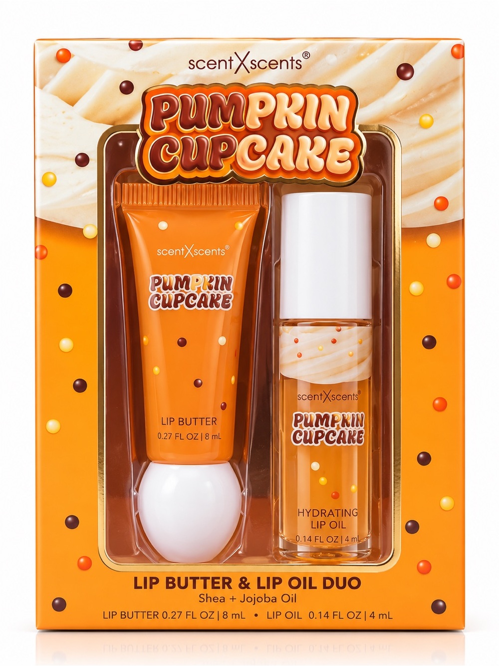Pumpkin Cupcake Lip Duo